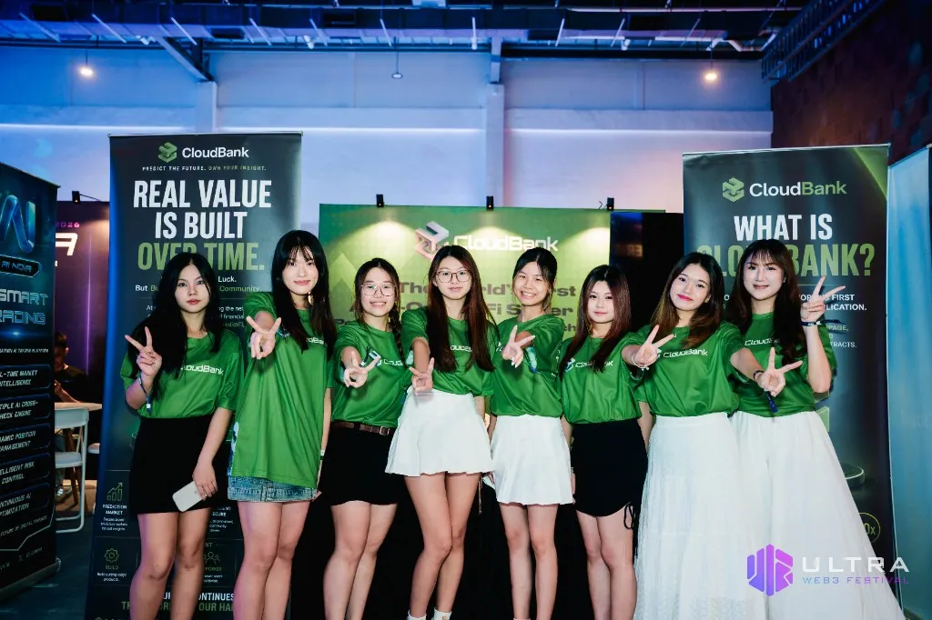 The CloudBank team at ULTRA Web3 Festival