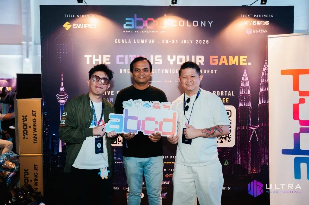 The ABCD community at their exhibition booth